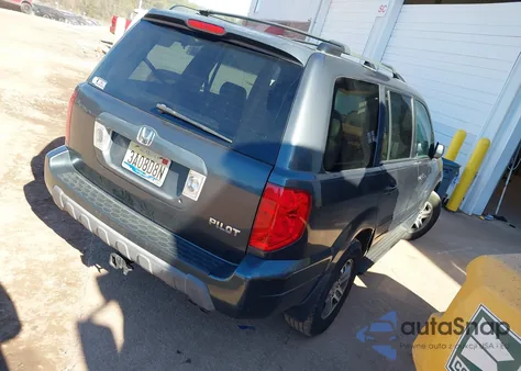 2005 Honda Pilot Ex-L из США, поврежденный, VIN 2HKYF18725H528125